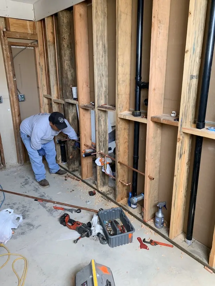 Commercial rough-in plumbing for Gas Line Repair in Currinsville